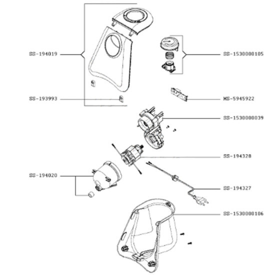 Bouton + ressort SS-1530000105