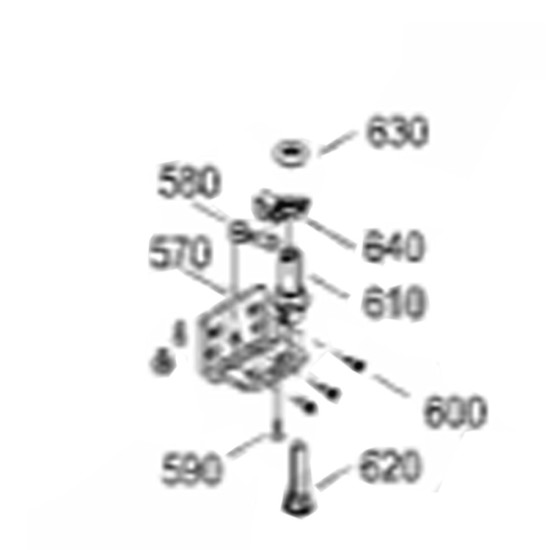 Charnière acier (repère 640) 7043406