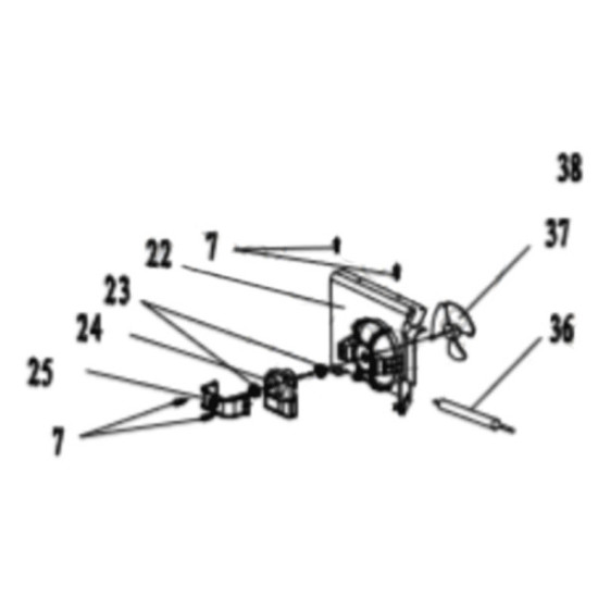 Moteur Ventilateur (repère 24) FR001655