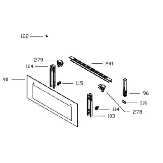 Profil Porte Interieur (repère 241) CU000976