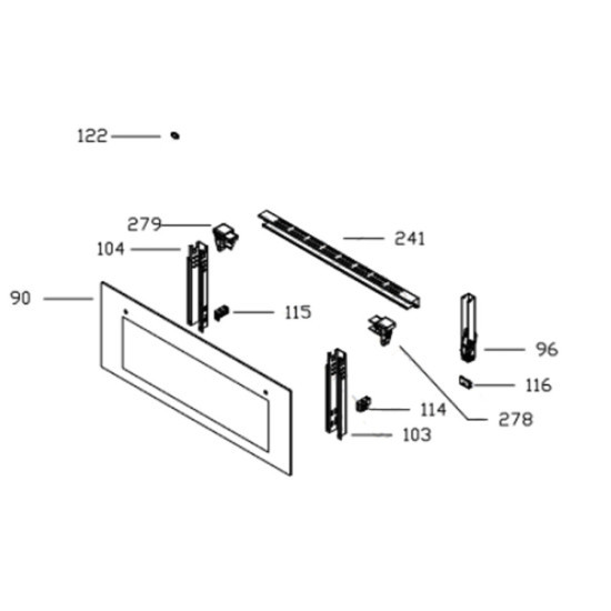 Profil Porte Interieur (repère 241) CU000976