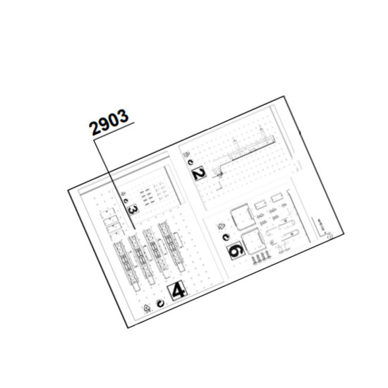 Kit de modification d'origine (repère 2903) 4669100100