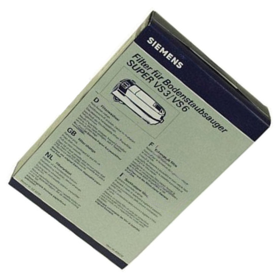 Filtre en papier vs3/vs6 00459230