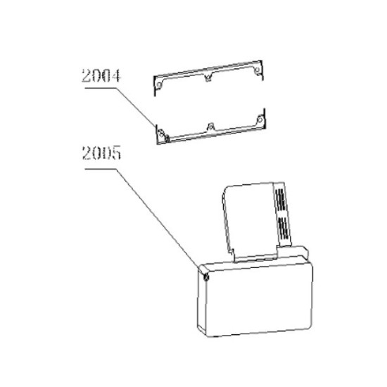 Boîte à produits (repère 2005) 15996