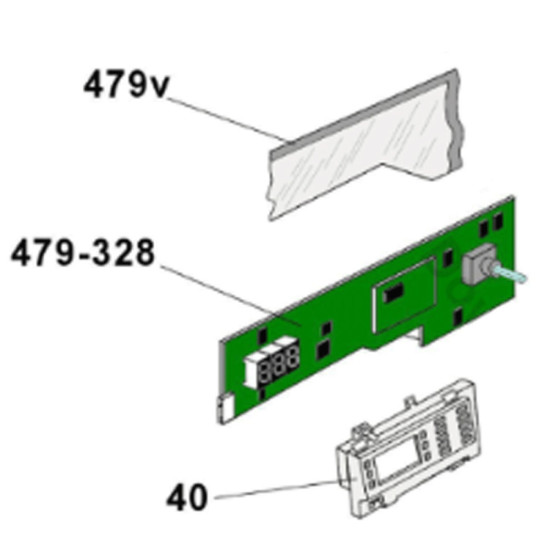Module programmé de 17/23 à 18/33 (repère 479) 49044809