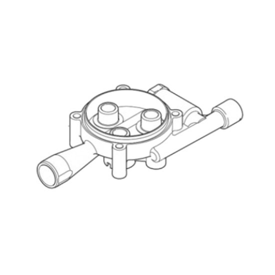 Bloc cylindre culasse et guide pistons 127440079