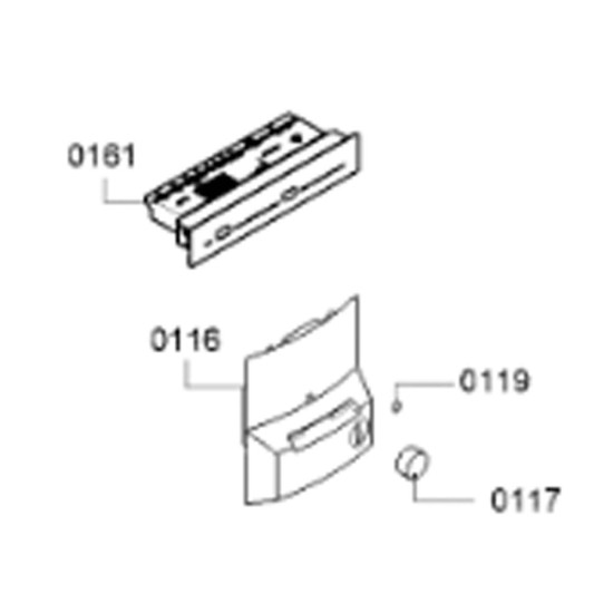 Module de commande non programmé (repère 0161) d'origine 12011702, 12024027
