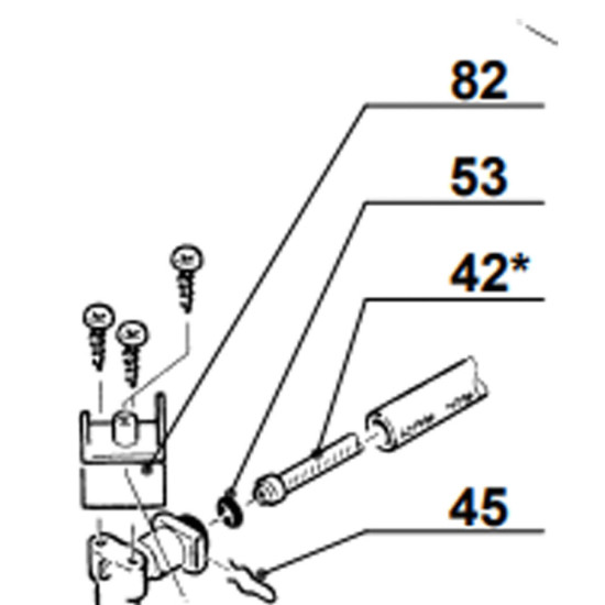 Support valve repère 82 503884