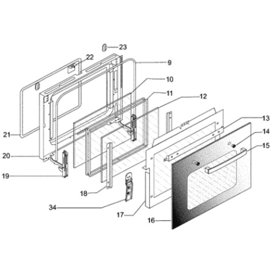 Ecran de répartition des flux colle (repère 17) C00098834