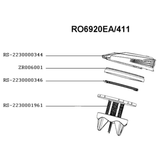 Grille séparateur (RS-2230001961) RS-2230001961