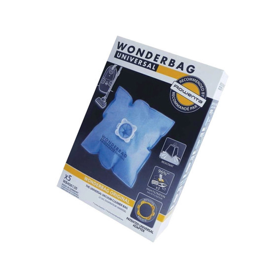 Boîte de 5 sacs microfibres WONDERBAG WB406120