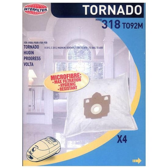 Boite de 4 sacs microfibres SERENYS 35600826