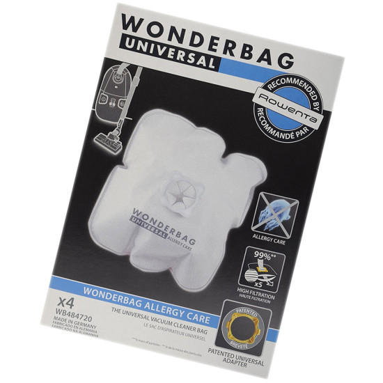 Boite de 4 sacs microfibres universels WB484720