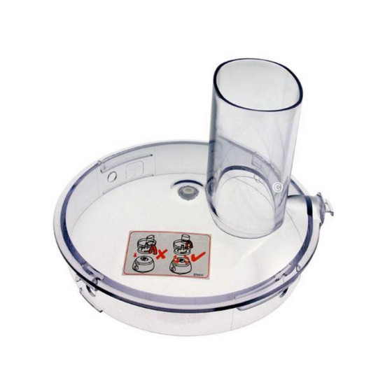 Couvercle de bol hachoir nu (sans poussoir) KW663797