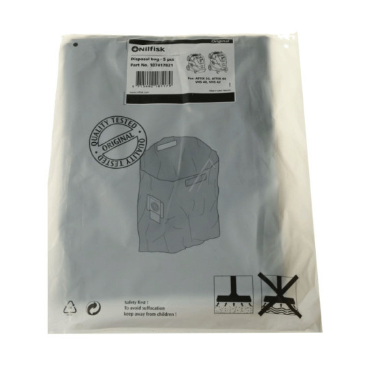 Disposal bag attix 33/44  5 pcs 107417821