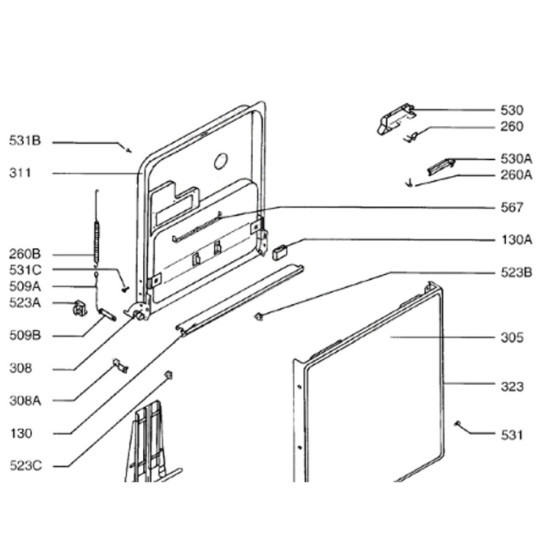 Charnière (repère 308) 8996464034694