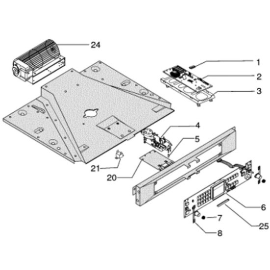 Support encodeur carte (repère 8) C00094434