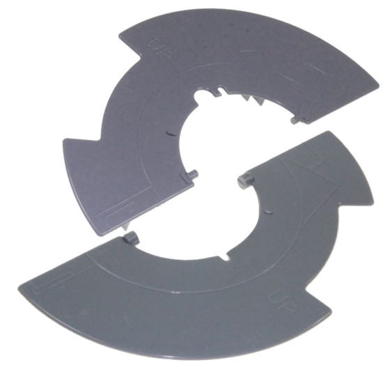 Lot de 2 clapets bac à poussières 3300FI2282A-3300FI2281A