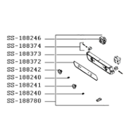 Ensemble cadran complet + thermostat (repère SS-188780 SS-188780