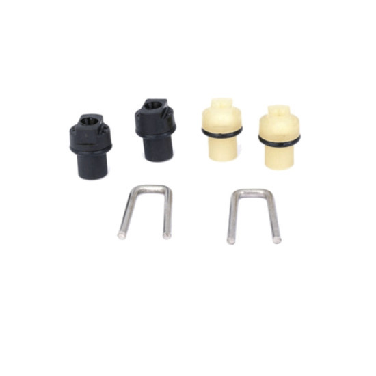 Kit 2 buses noires et blanches + joints + u de fixation 128500408