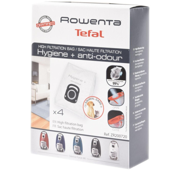 Boite de 4 sacs  haute filtration ZR200720