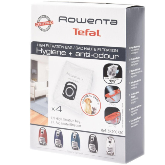 Boite de 4 sacs  haute filtration ZR200720