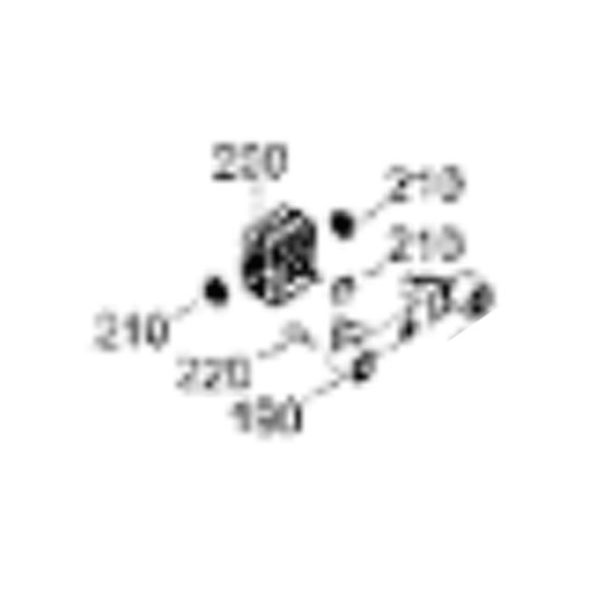 Moteur ventilateur sans hélice (repère 200) 6118801