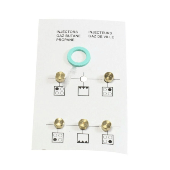 Sachet injecteurs gaz butane 4431910054
