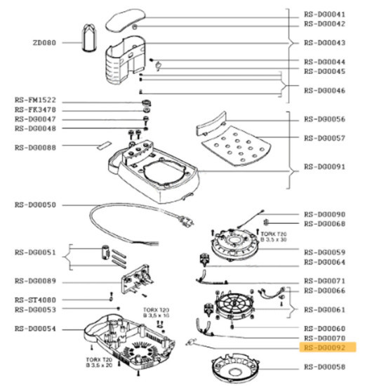 Clapet (repère RS-DG0092) RS-DG0092