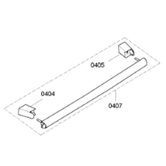 Poignée (repère 0407) d'origine 00437960