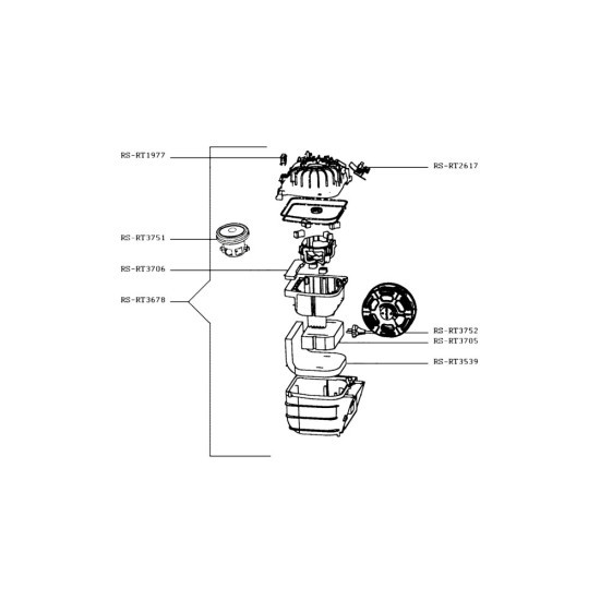 Moteur (repère RS-RT3751) RS-RT3751