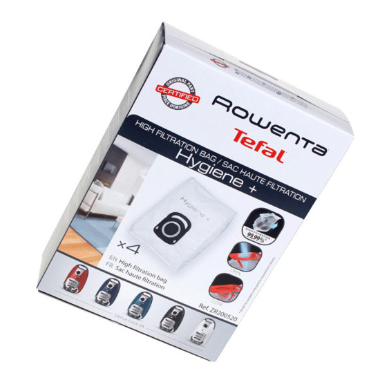 Boîte de 4 sacs haute filtration Hygiène ZR200520