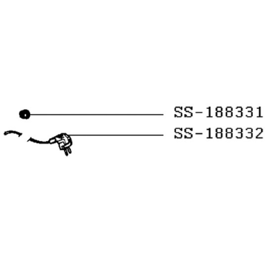 Cordon d'alimentation (repère SS-188332) SS-188332