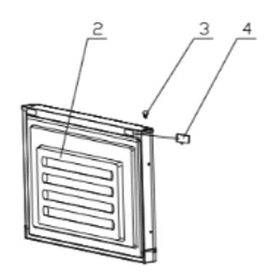 Porte Freezer (repère 2) FR001688