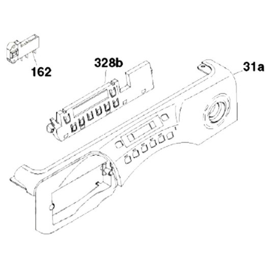 Bandeau de façade (repère 31a) 41037381