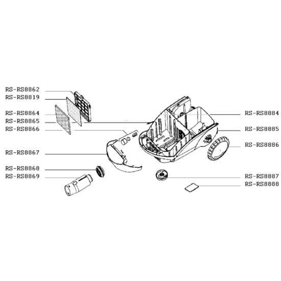 Roue (repère RS-RS8886) RS-RS8886