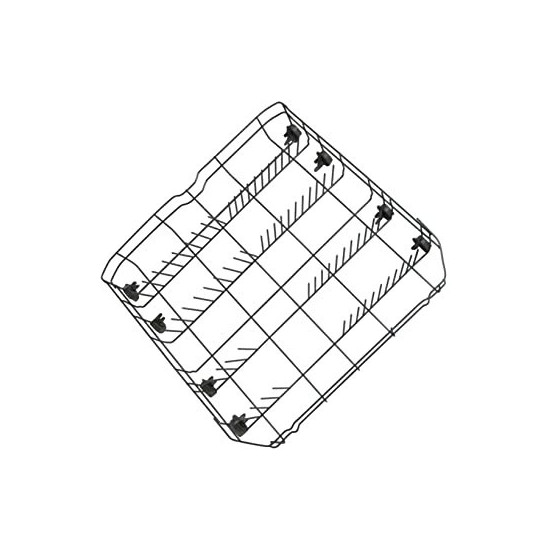 Panier inférieur 52,5 X 52,8 X 12 Cm 1758972600