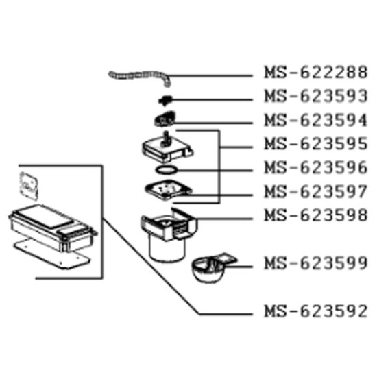 Bac (repère MS-623598) MS-623598