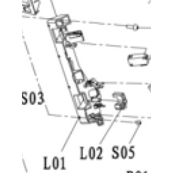 Support Micro Interrupteur (repère l01) CU004767
