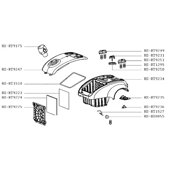 Filtre mousse RS-RT9224