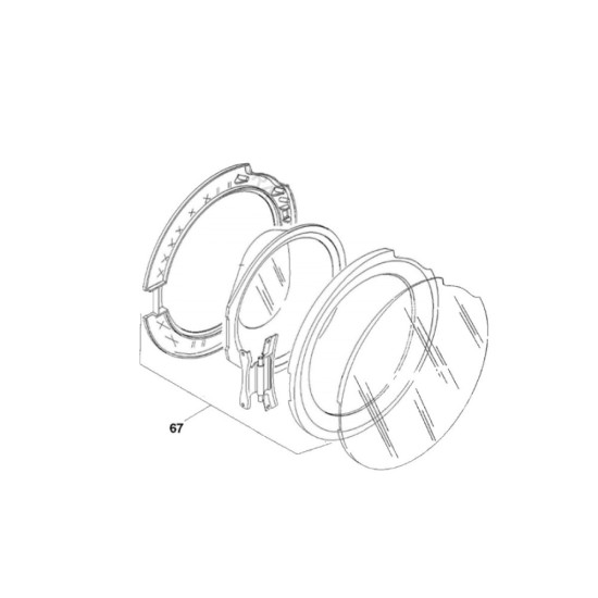 Hublot complet repère 67 43012311