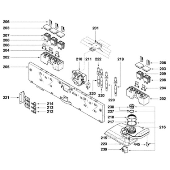 Chauffe-eau instantané (repère 132) d'origine 12018012