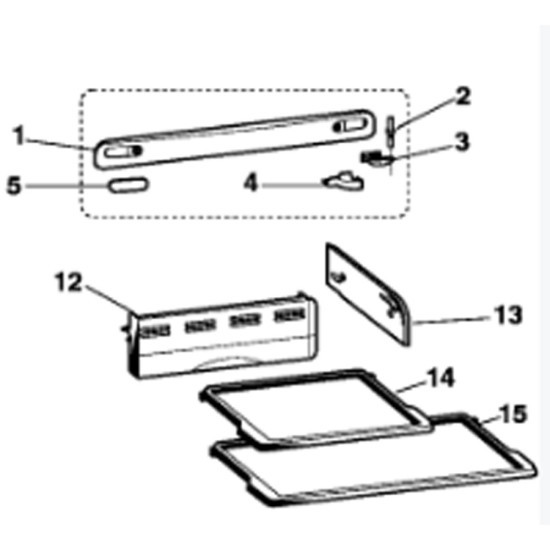 Couvercle super freezer (repère 12) C00174992