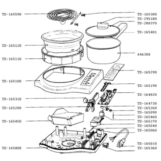 Sécurité de porte, Fermeture, Verrou (repère TS-165270) TS-165270