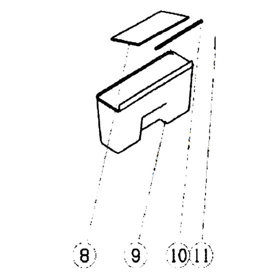 Bac à légumes (repère 9) 132F56