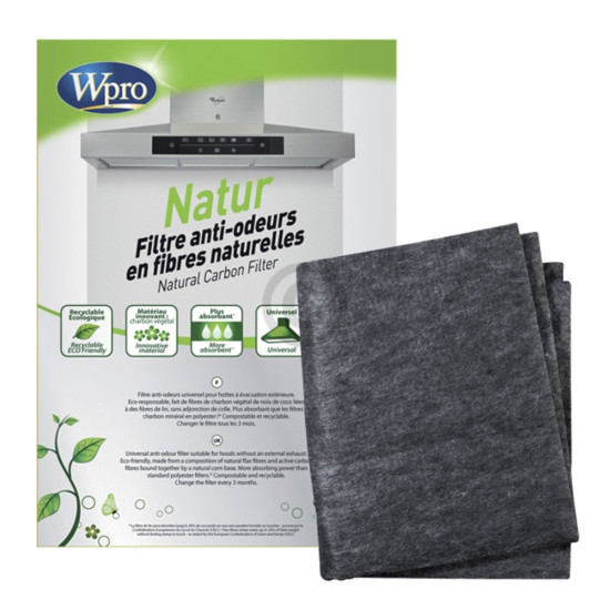 Filtre anti odeurs en fibres naturelles NCF201 d'origine 484000008650, NCF201
