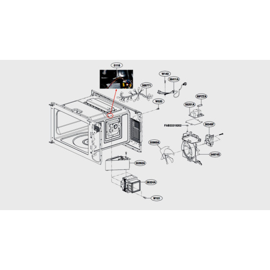 Carte filtre repère 56201A ADQ74913201