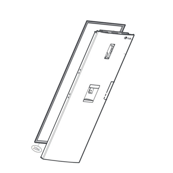 Joint de porte ( partie réfrigérateur ) ADX73591425