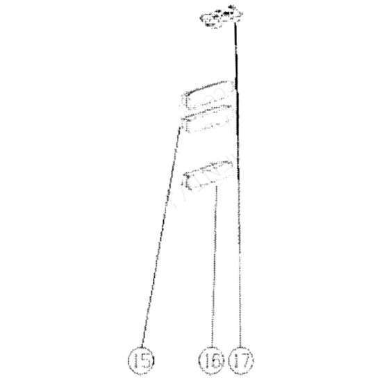 Balconnet bouteilles (repère 16) 15496