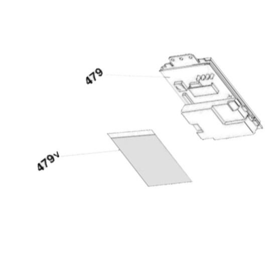 Carte électronique, module programmé repère 479 49044353